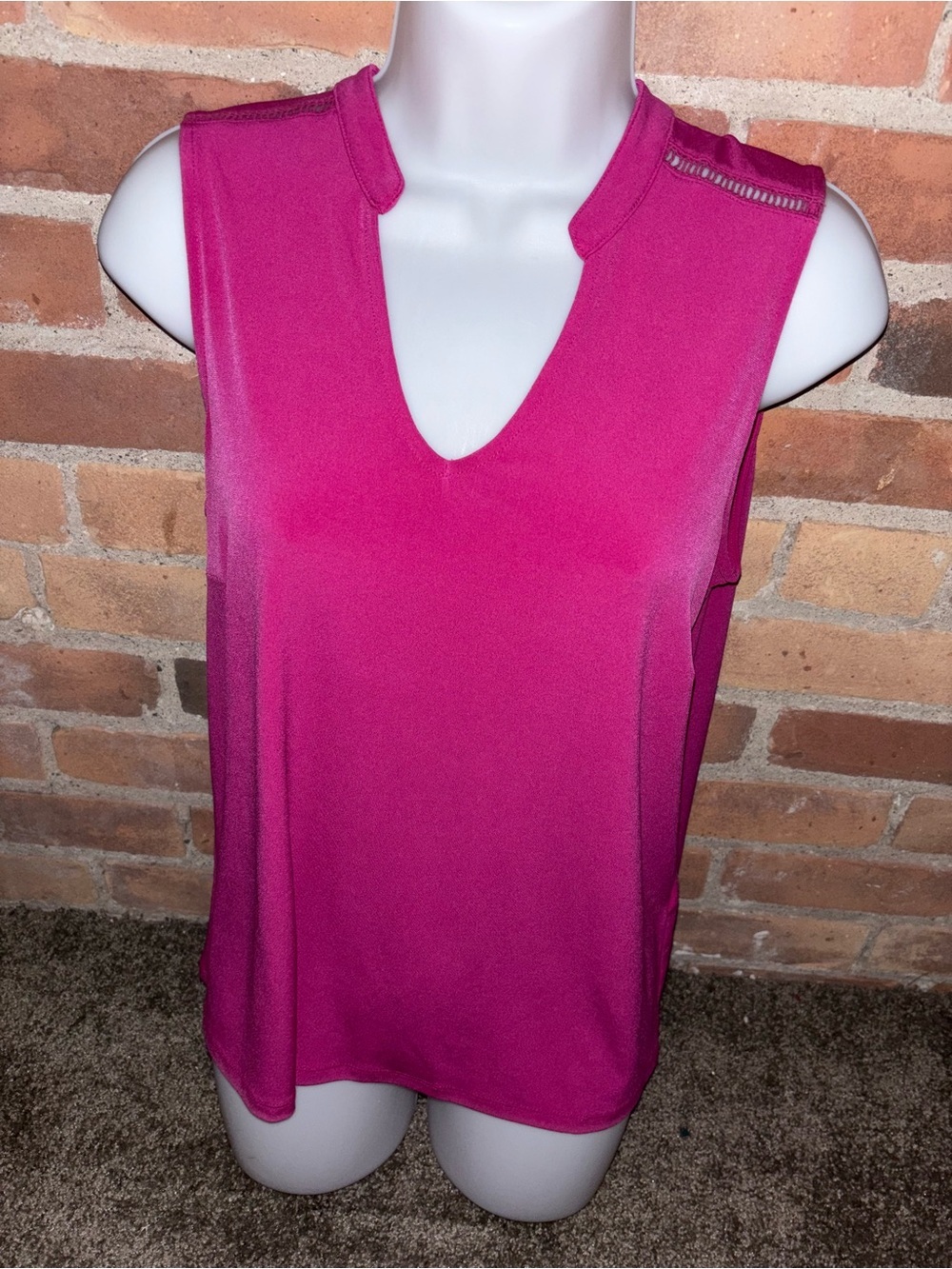 Banana Republic Hot Pink Scoop Neck Tank top